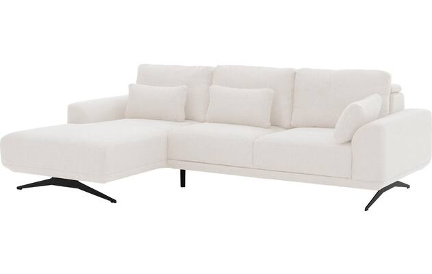 Goossens excellent loungebank princess wit stof - 8231519-02