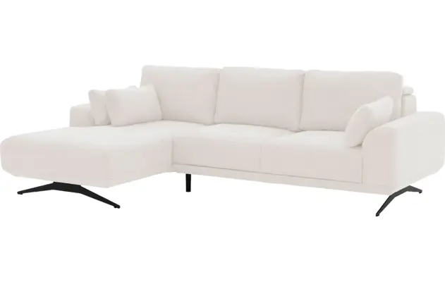Goossens excellent loungebank princess wit stof - 8231519-03