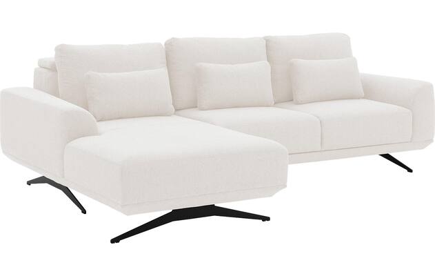 Goossens excellent loungebank princess wit stof - 8231519-05