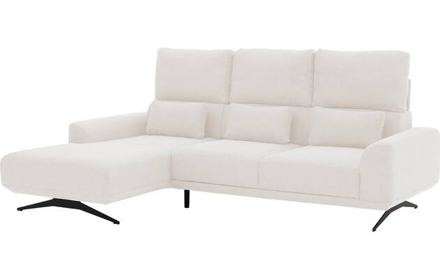Goossens excellent loungebank princess wit stof - 8231519-08