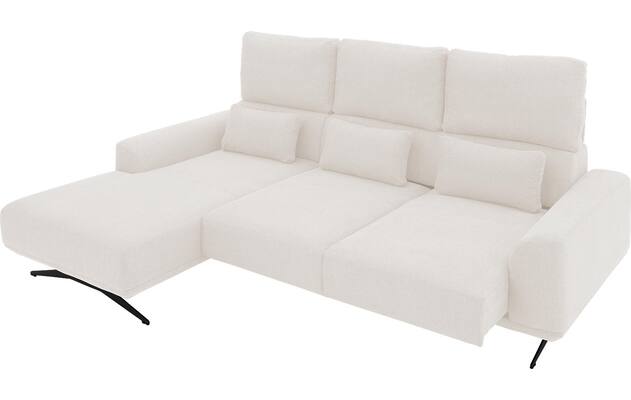 Goossens excellent loungebank princess wit stof - 8231519-12