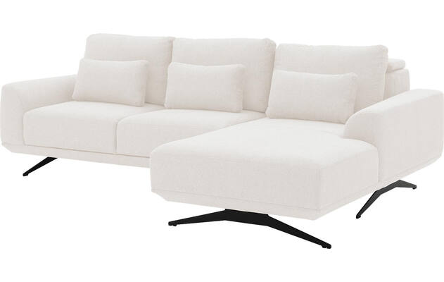 Goossens excellent loungebank princess wit stof - 8231519-gespiegeld-05