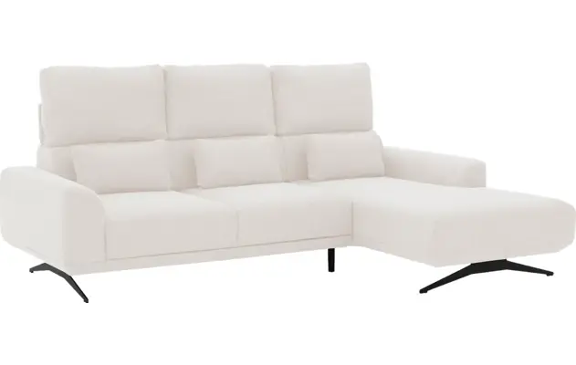 Goossens excellent loungebank princess wit stof - 8231519-gespiegeld-08