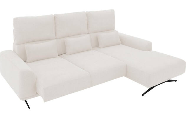 Goossens excellent loungebank princess wit stof - 8231519-gespiegeld-12