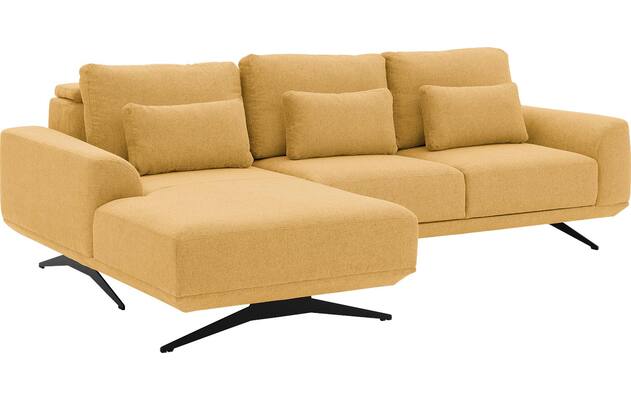 Goossens excellent loungebank princess geel stof - 8231520-05