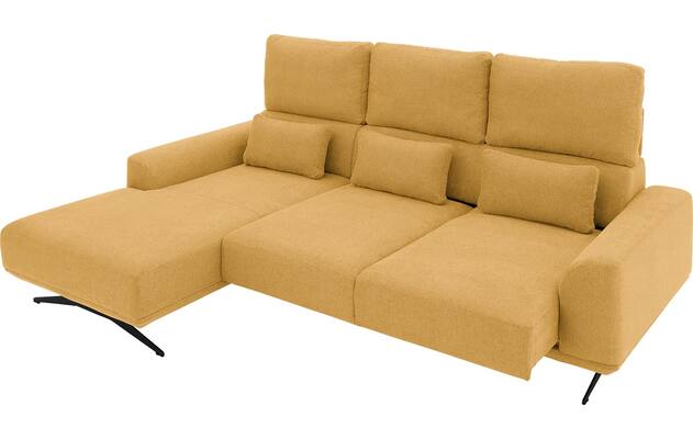 Goossens excellent loungebank princess geel stof - 8231520-12
