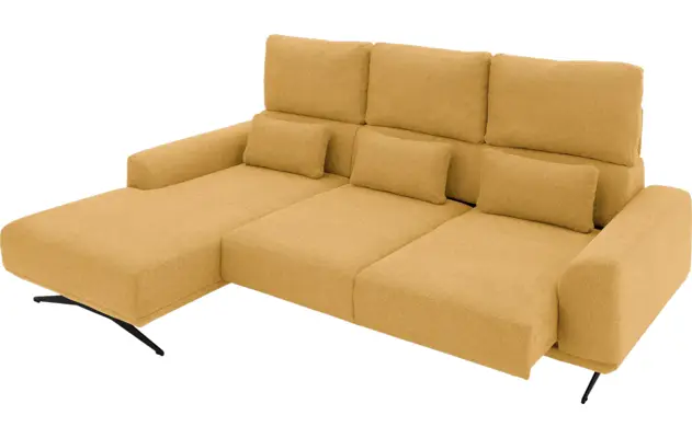 Goossens excellent loungebank princess geel stof - 8231520-12