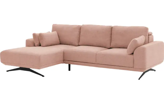 Goossens excellent loungebank princess roze stof - 8231521-03