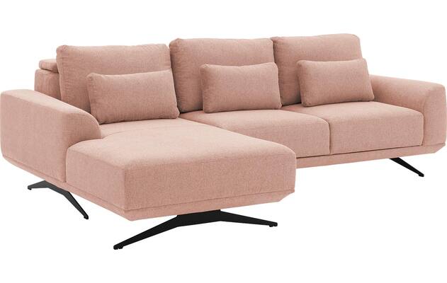 Goossens excellent loungebank princess roze stof - 8231521-05
