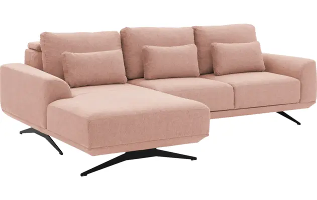 Goossens excellent loungebank princess roze stof - 8231521-05