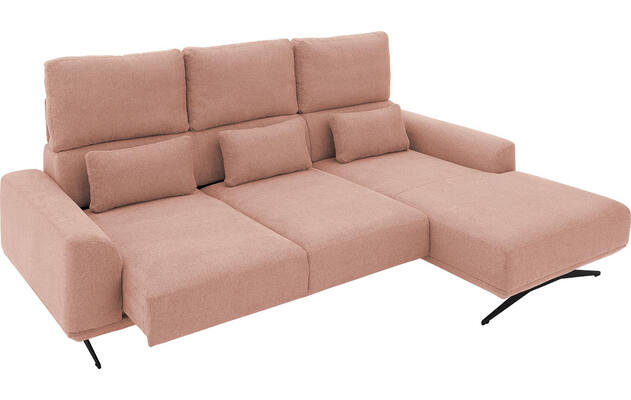Goossens excellent loungebank princess roze stof - 8231521-gespiegeld-12