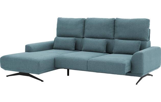 Goossens excellent loungebank princess blauw stof - 8231522-06
