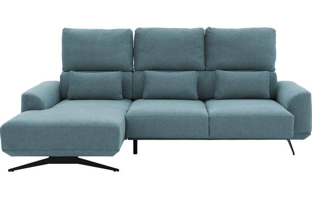 Goossens excellent loungebank princess blauw stof - 8231522-07