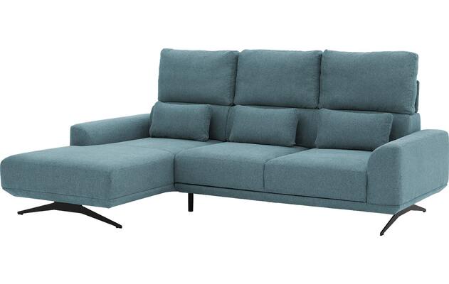 Goossens excellent loungebank princess blauw stof - 8231522-08