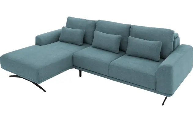 Goossens excellent loungebank princess blauw stof - 8231522-13