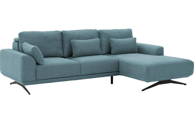 Goossens excellent loungebank princess blauw stof - 8231522-gespiegeld-02