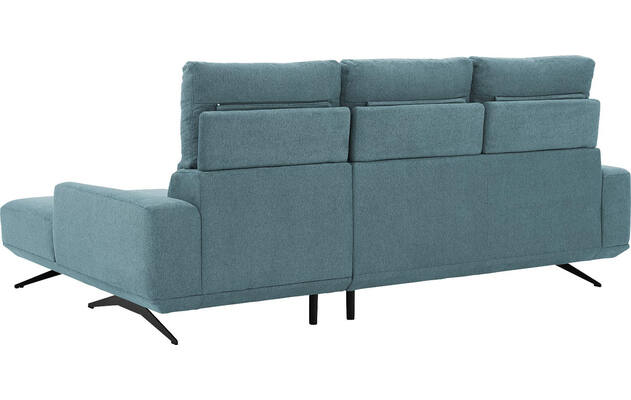 Goossens excellent loungebank princess blauw stof - 8231522-gespiegeld-11