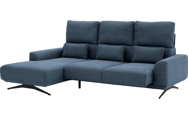 Goossens excellent loungebank princess blauw stof - 8231523-06