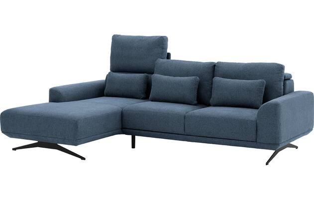 Goossens excellent loungebank princess blauw stof - 8231523-09