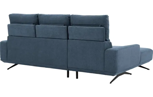 Goossens excellent loungebank princess blauw stof - 8231523-11