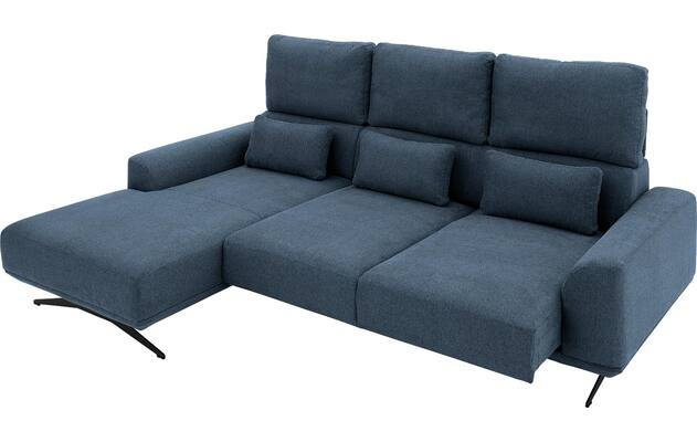 Goossens excellent loungebank princess blauw stof - 8231523-12