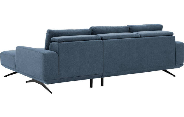 Goossens excellent loungebank princess blauw stof - 8231523-gespiegeld-10