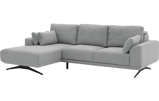 Goossens excellent loungebank princess grijs stof - 8231524-03