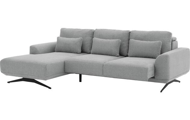 Goossens excellent loungebank princess grijs stof - 8231524-04