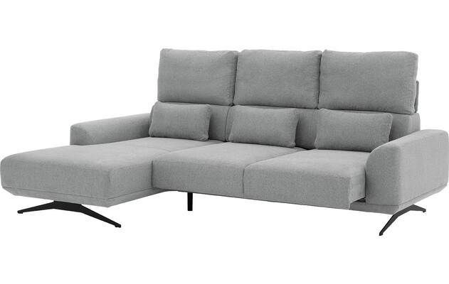 Goossens excellent loungebank princess grijs stof - 8231524-06