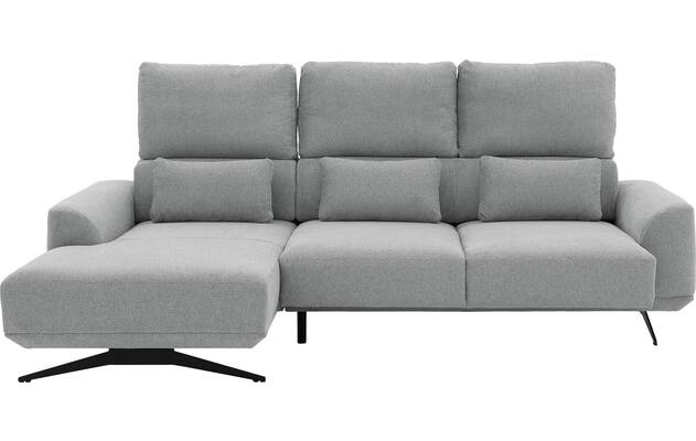 Goossens excellent loungebank princess grijs stof - 8231524-07