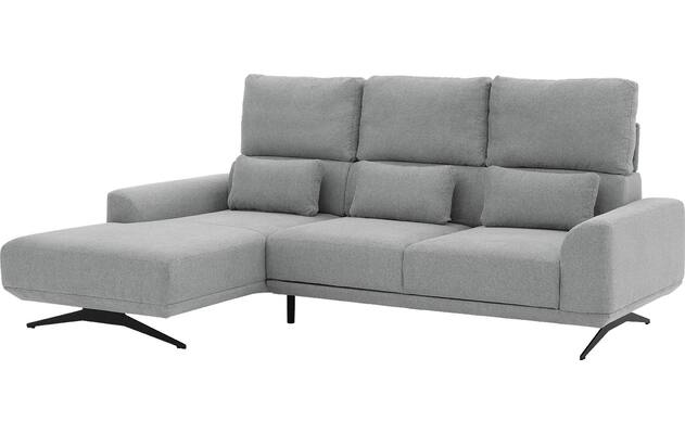 Goossens excellent loungebank princess grijs stof - 8231524-08