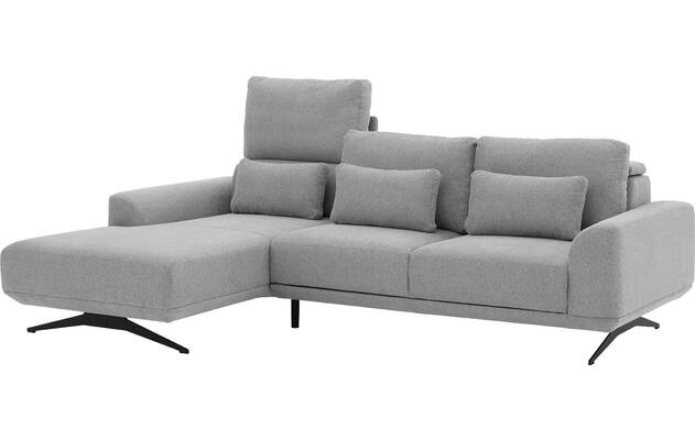 Goossens excellent loungebank princess grijs stof - 8231524-09