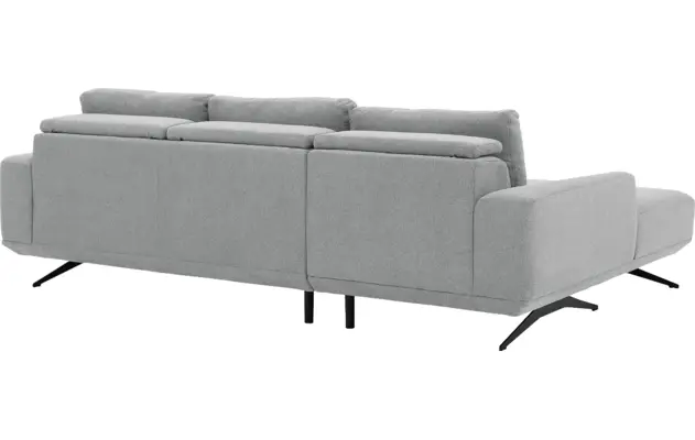 Goossens excellent loungebank princess grijs stof - 8231524-10
