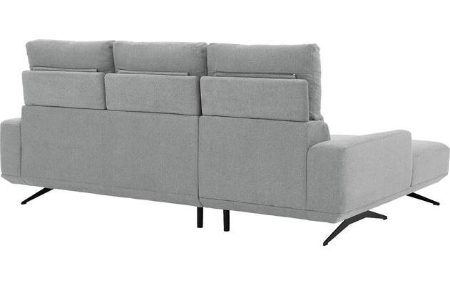 Goossens excellent loungebank princess grijs stof - 8231524-11