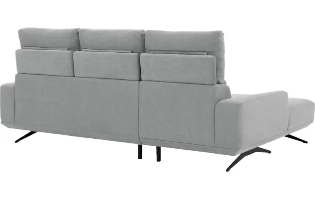 Goossens excellent loungebank princess grijs stof - 8231524-11