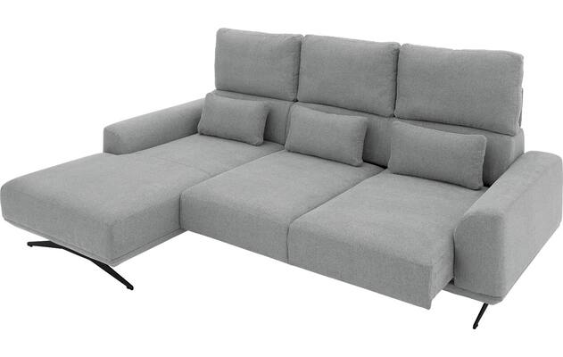 Goossens excellent loungebank princess grijs stof - 8231524-12