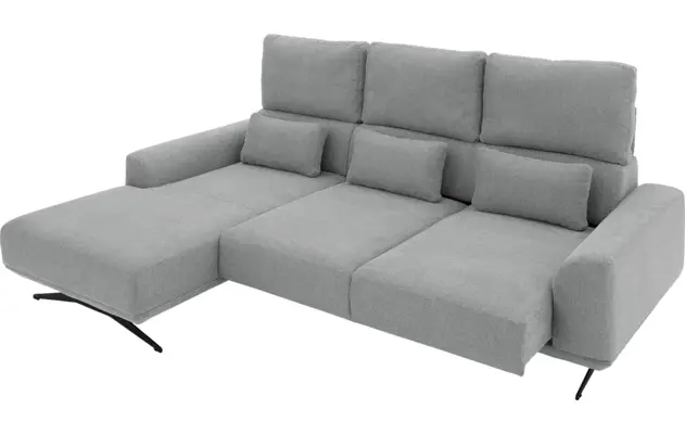 Goossens excellent loungebank princess grijs stof - 8231524-12