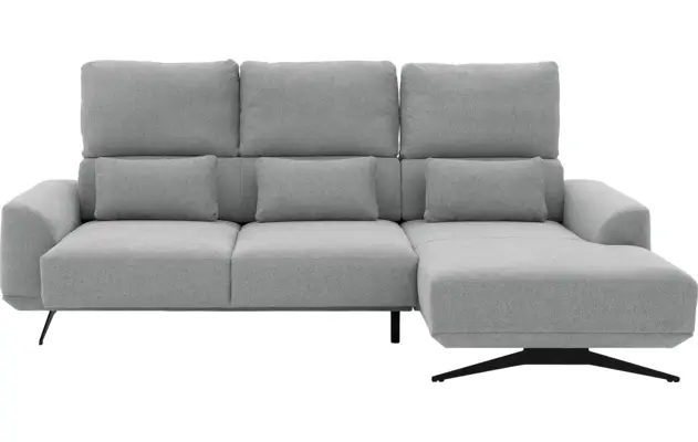 Goossens excellent loungebank princess grijs stof - 8231524-gespiegeld-07