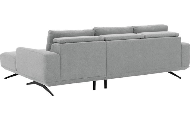 Goossens excellent loungebank princess grijs stof - 8231524-gespiegeld-10