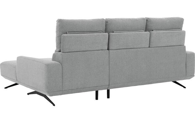 Goossens excellent loungebank princess grijs stof - 8231524-gespiegeld-11