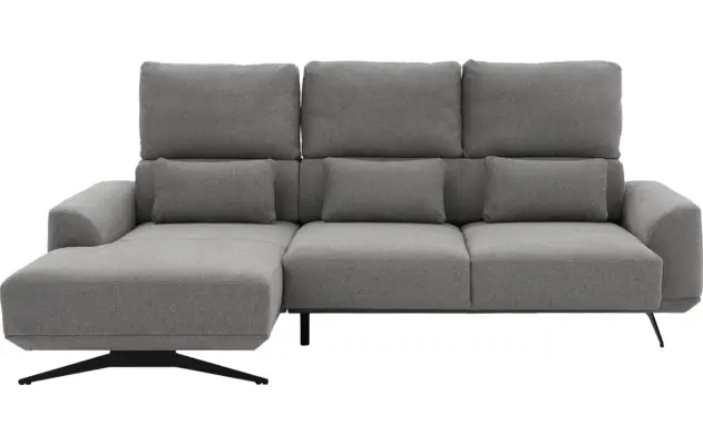 Goossens excellent loungebank princess grijs stof - 8231525-07
