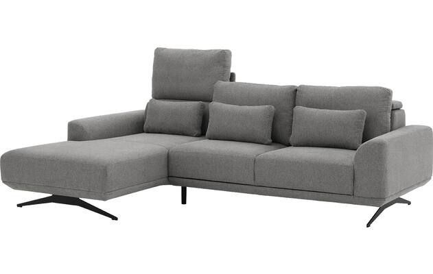 Goossens excellent loungebank princess grijs stof - 8231525-09