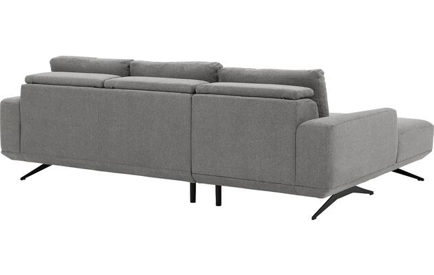 Goossens excellent loungebank princess grijs stof - 8231525-10