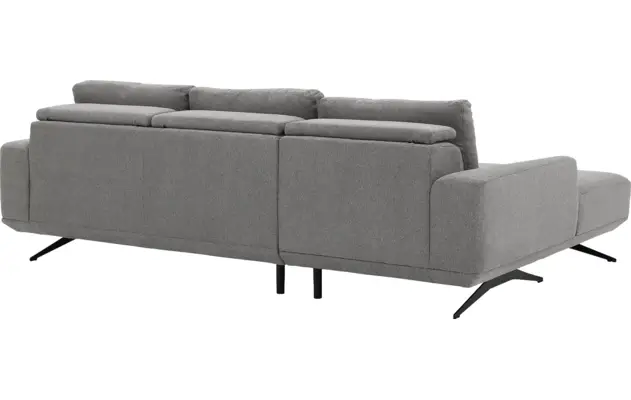 Goossens excellent loungebank princess grijs stof - 8231525-10