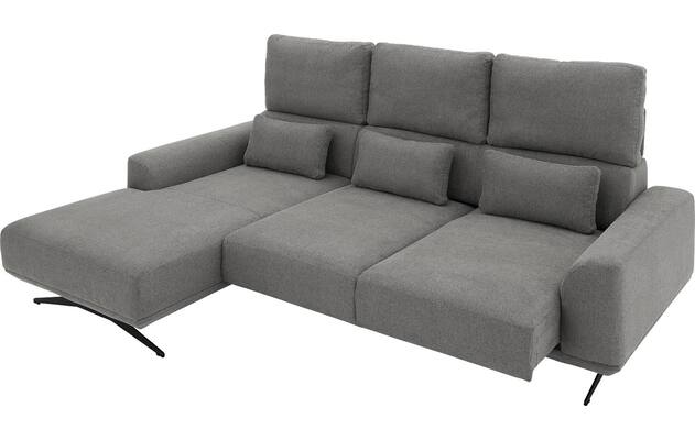 Goossens excellent loungebank princess grijs stof - 8231525-12
