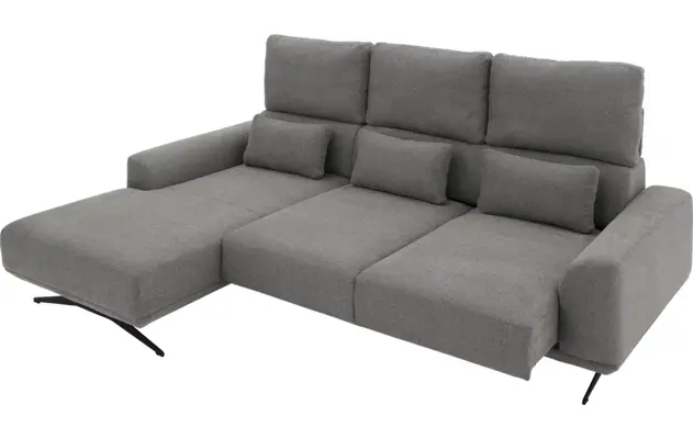 Goossens excellent loungebank princess grijs stof - 8231525-12