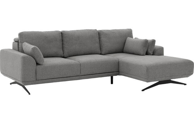 Goossens excellent loungebank princess grijs stof - 8231525-gespiegeld-03