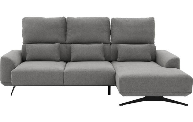 Goossens excellent loungebank princess grijs stof - 8231525-gespiegeld-07