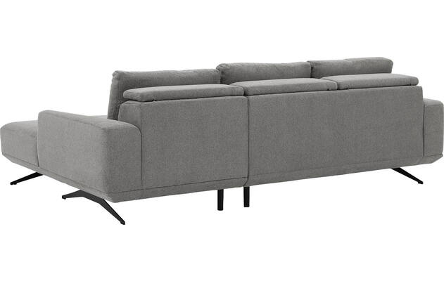 Goossens excellent loungebank princess grijs stof - 8231525-gespiegeld-10