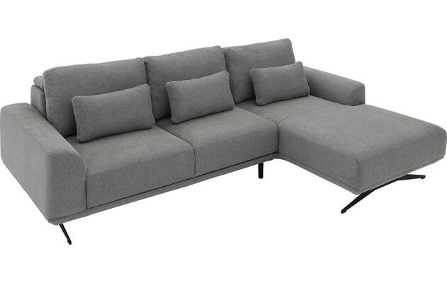 Goossens excellent loungebank princess grijs stof - 8231525-gespiegeld-13